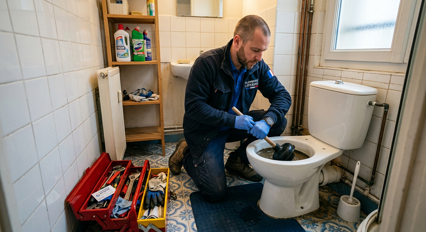 Débouchage WC en urgence par un plombier à Vélizy-Villacoublay